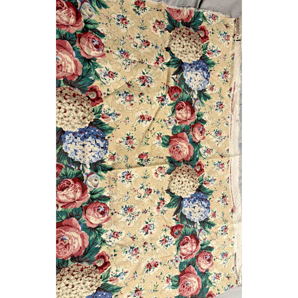 Waverly "Cotswold Cottage" Authentic Screen Print 56x38" FABRIC